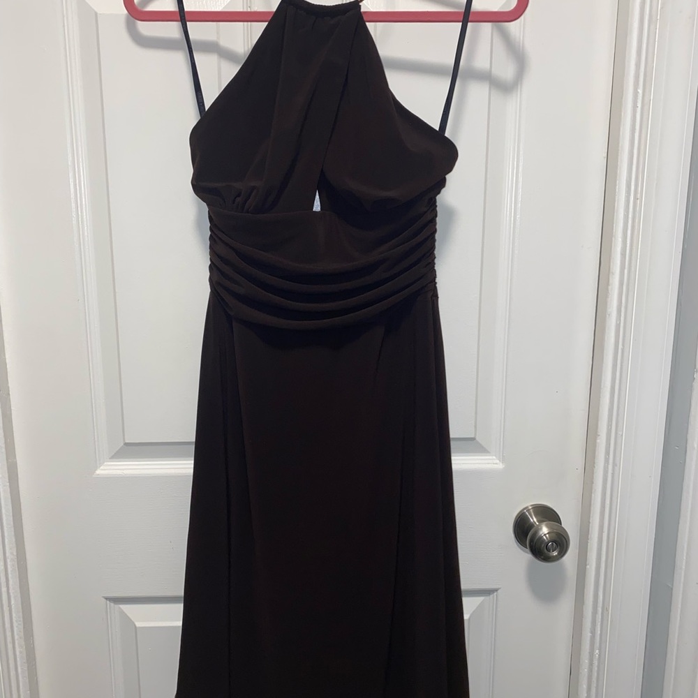 Laundry Brown by Shelli Segal Y2K Cocktail Dress